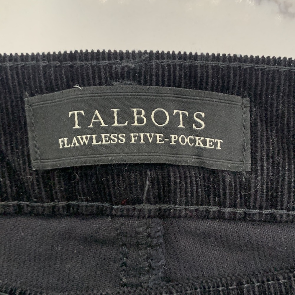 Talbots Cotton/Lycra/Spandex Velour Like Pants. Black. Size‎ 10 (562) - Picture 11 of 13